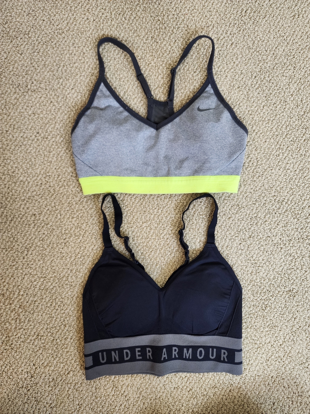 Nike Under Armour Sports Bra Set Athletic Workout Activewear Gorpcore Small